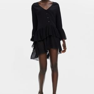 Zara Ruffle Blouse Dress